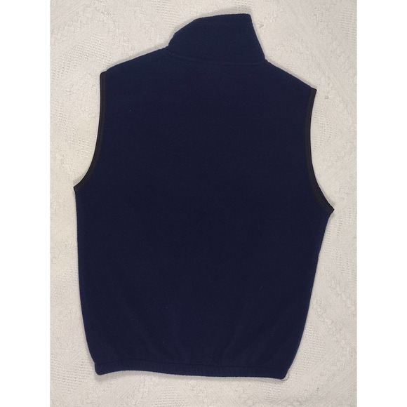 VINTAGE ILYA vest medium 1997 100 years of racing mens blue fleece - Picture 7 of 8